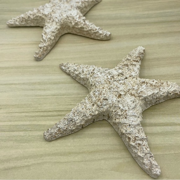 Starfish Finial Beach Decor Flat Back Natural Tan Nautical Ocean Home 6 Inches - Picture 11 of 12